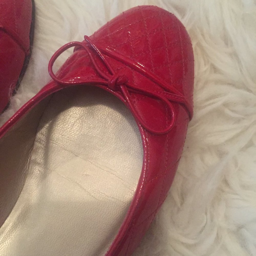 Stuart Weitzman Low Block Heel Cap Toes In Chanel… - image 7